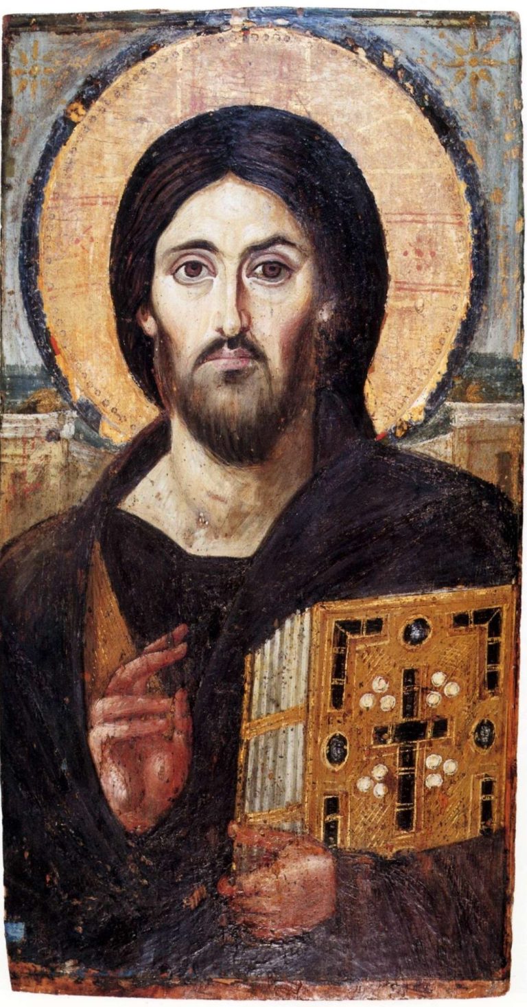 Christ Pantocrator (Monastery of Saint Catherine, Sinai, 6th century)