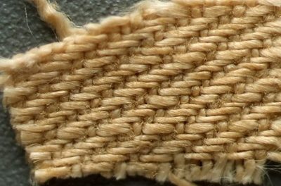 Unused piece of the shroud sample